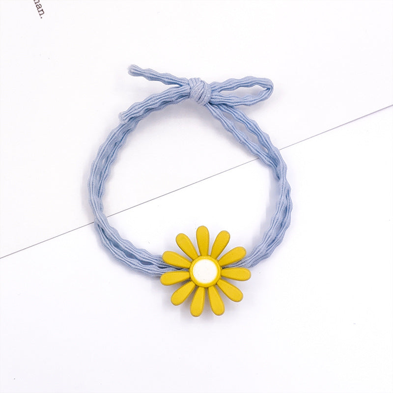 Venta al por mayor Daisy High Stretch Plastic Hair Scrunchies